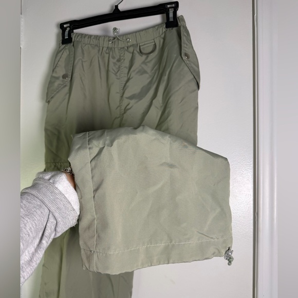 Emory Park Baggy cargo Trousers Sage Green Women’s size Small - Picture 4 of 8